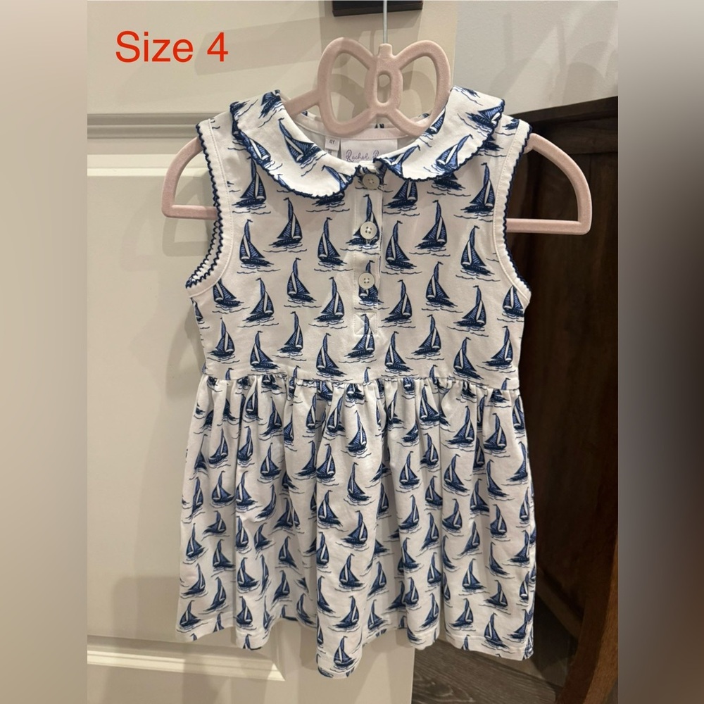 Sailboat Print Sleeveless Dress